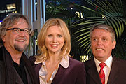 Veronica Ferres zu Gast bei Mercedes Niederlassungs Chef Ulrich Kowalewski (re.) (Foto: Nathalie Tandler